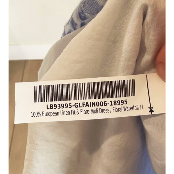 Quince Womens European Fit & Flare Floral Linen Dress Large Cottagecore Pockets - Picture 8 of 10